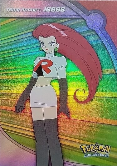 HV2 Jesse Topps Pokémon series 2 US rainbow foil