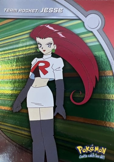 HV2 Jesse Topps Pokémon series 2 US silver foil