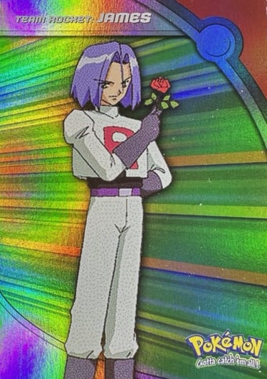 HV4 James Topps Pokémon series 2 US rainbow foil