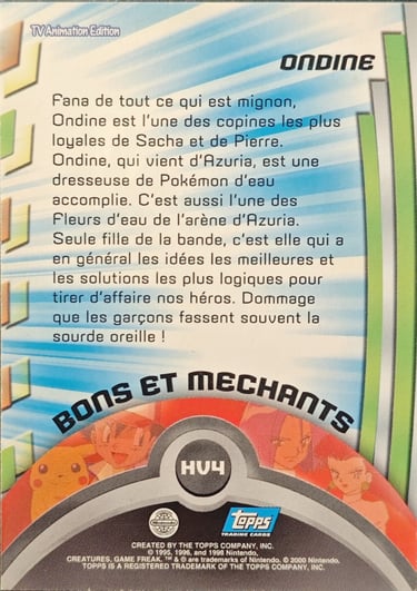 HV4 Ondine topps série 2