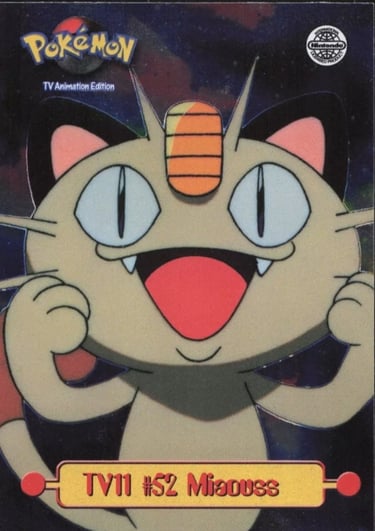 TV11 Miaouss topps série 1 foil