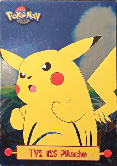 TV2 Pikachu topps série 1