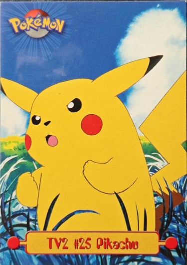 TV2 pikachu topps série 1