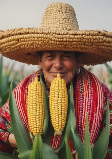 A vibrant street market scene with colorful elotes, esquites, and paletas, showcasing Mexican culture and family shopping.