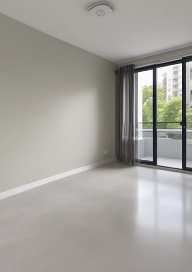 outdoor lamps turned on