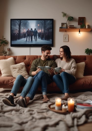 A colorful display of taco-themed t-shirts with playful and festive graphics.