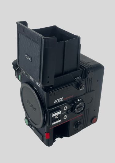 a camera with a camera attached to it