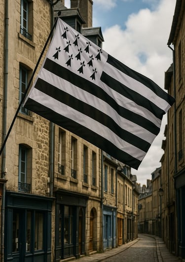 drapeau breton rue bretonne