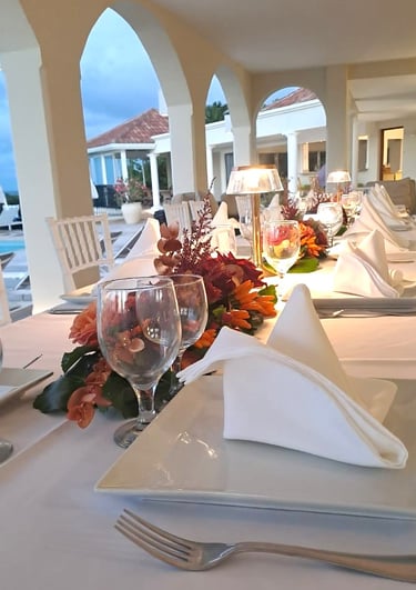 private chef villa saint martin