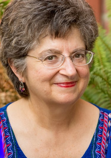 A picture of the lady author and publisher
