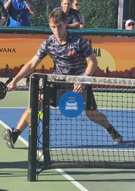 Dylan Frazier setting up for the ATP