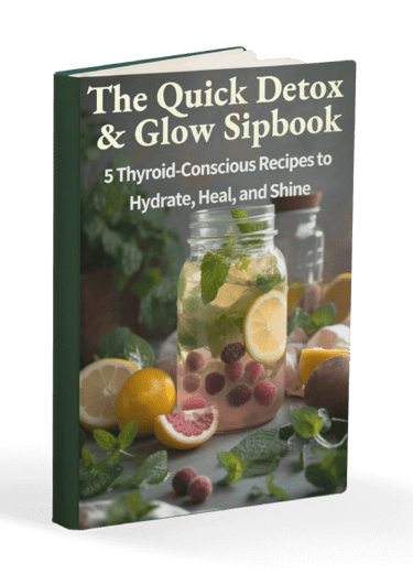 ThyraFemme VIP offer banner featuring 5 free wellness eBooks and limited availability.