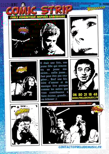 Spectacle autour de l'oeuvre de Serge Gainsbourg