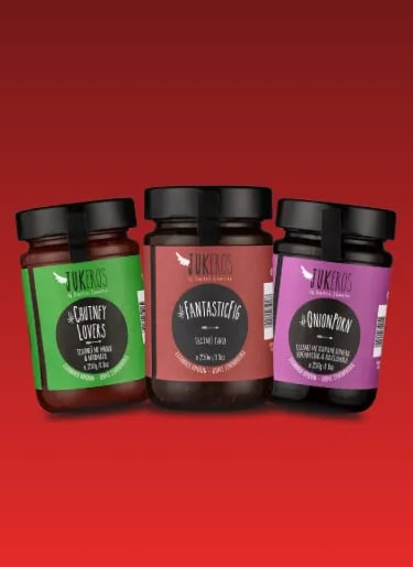 3 Gläser Chutney von Jukeros