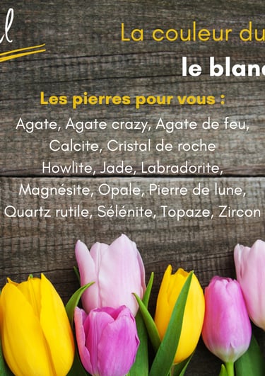 Les pierres blanches d'avril Les Couleurs de Lo