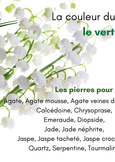 Les pierres vertes de mai Les Couleurs de Lo