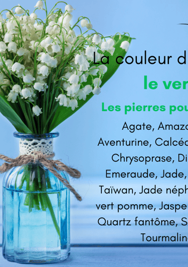 Les pierres vertes de mai Les Couleurs de Lo