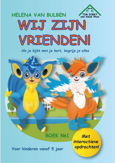 Cover van het kinderboek Wij zijn vrienden met Tim en Kiki, voor kinderen vanaf 5 jaar