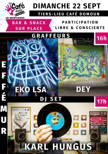 Dey MKO LSA, Eko LSA, fresque, performance