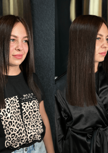 Przedłużanie włosów metodą na żimno Lusówko