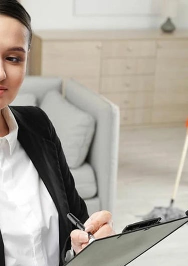 Personal Assistant is arranging house cleaning