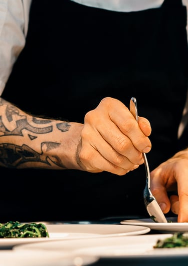 Chef Preparung food 