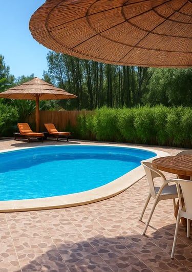 Casa rural com piscina privada e natureza envolvente em Coruche