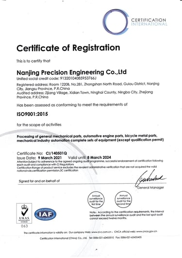 iso9001 certification