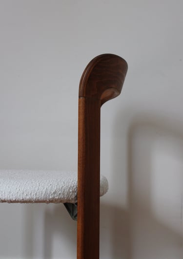 Assise vintage bruno rey laine bouclette aannées 1970