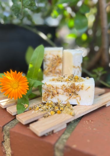 Zing's Botanicals natural calendula soap bars