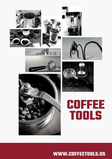 a coffee maker with coffee beans and coffee beans