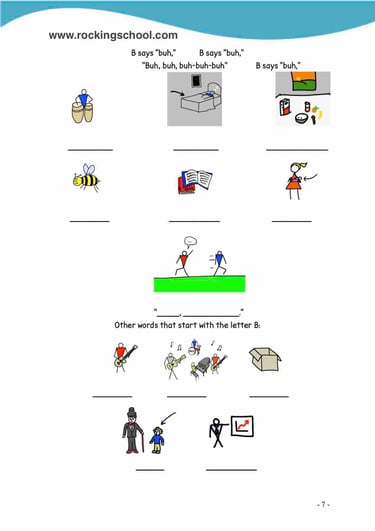 letter b phonics free english worksheets free esl worksheet free efl worksheet beginner english