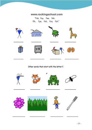 letter f phonics free english worksheets free esl worksheet free efl worksheet beginner english