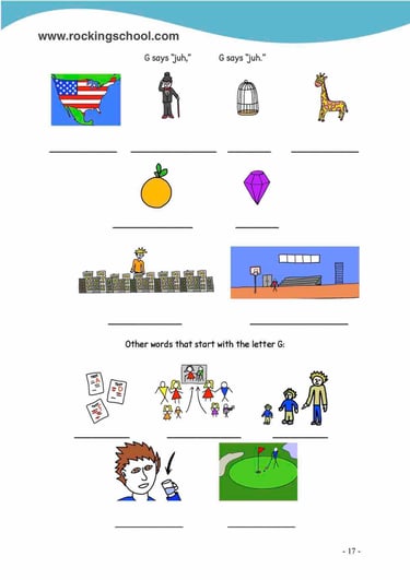 letter g phonics free english worksheets free esl worksheet free efl worksheet beginner english