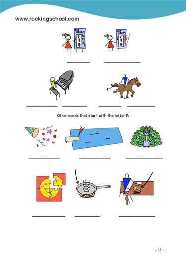 letter p phonics free english worksheets free esl worksheet free efl worksheet beginner english