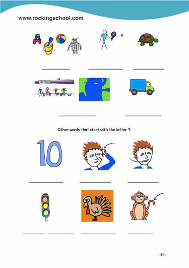 letter t phonics free english worksheets free esl worksheet free efl worksheet beginner english