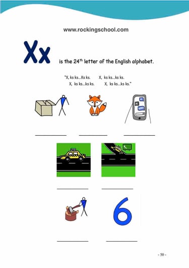 letter x phonics free english worksheets free esl worksheet free efl worksheet beginner english