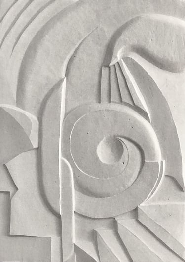 bas relief platre sculpté