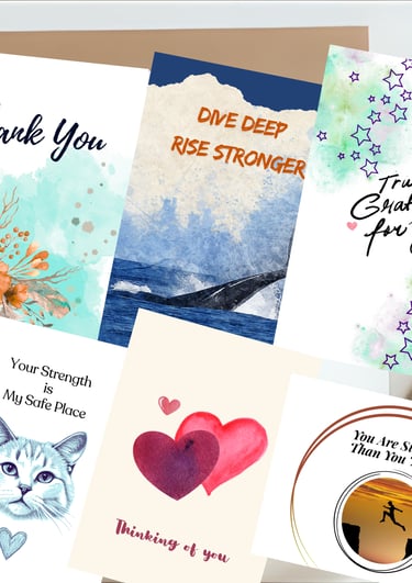 collection of beautiful handcrafted cards australia