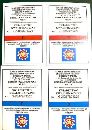 Uprawnienia do zajmowania sie eksploatacja urządzeń i instalacji klimatyzacyjnych