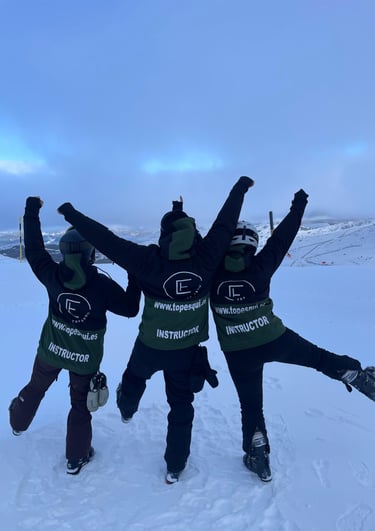 Monitores de esquí en Sierra Nevada