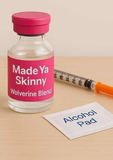 a bottle of alcohol and a needle needled needled needled needled needle
