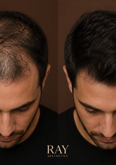 Ray Aesthetics PRP hair restoration