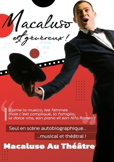 Macaluso est généreux Spectacle musical à la Londe les Maures dans le Var