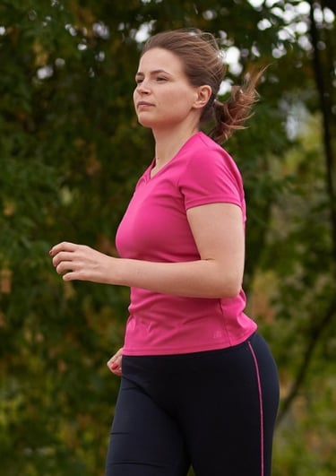Mujer corriendo