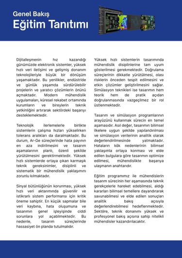 SI simülasyon eğitim tanıtımı