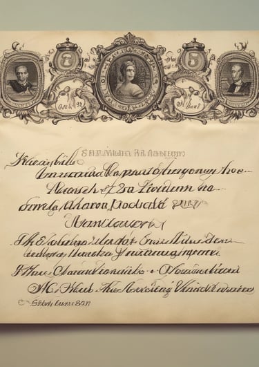 An assortment of vintage coins arranged in an artistic layout.