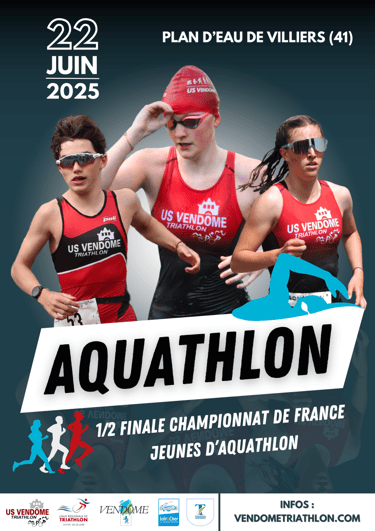 affiche aquathlon