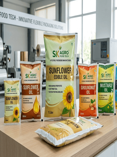Oil Packaging pouches Manufacturer