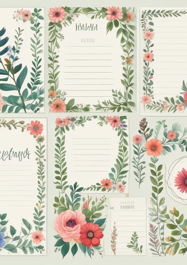 A vibrant collage of digital products including ebooks, website themes, and online course thumbnails displayed on a laptop screen.